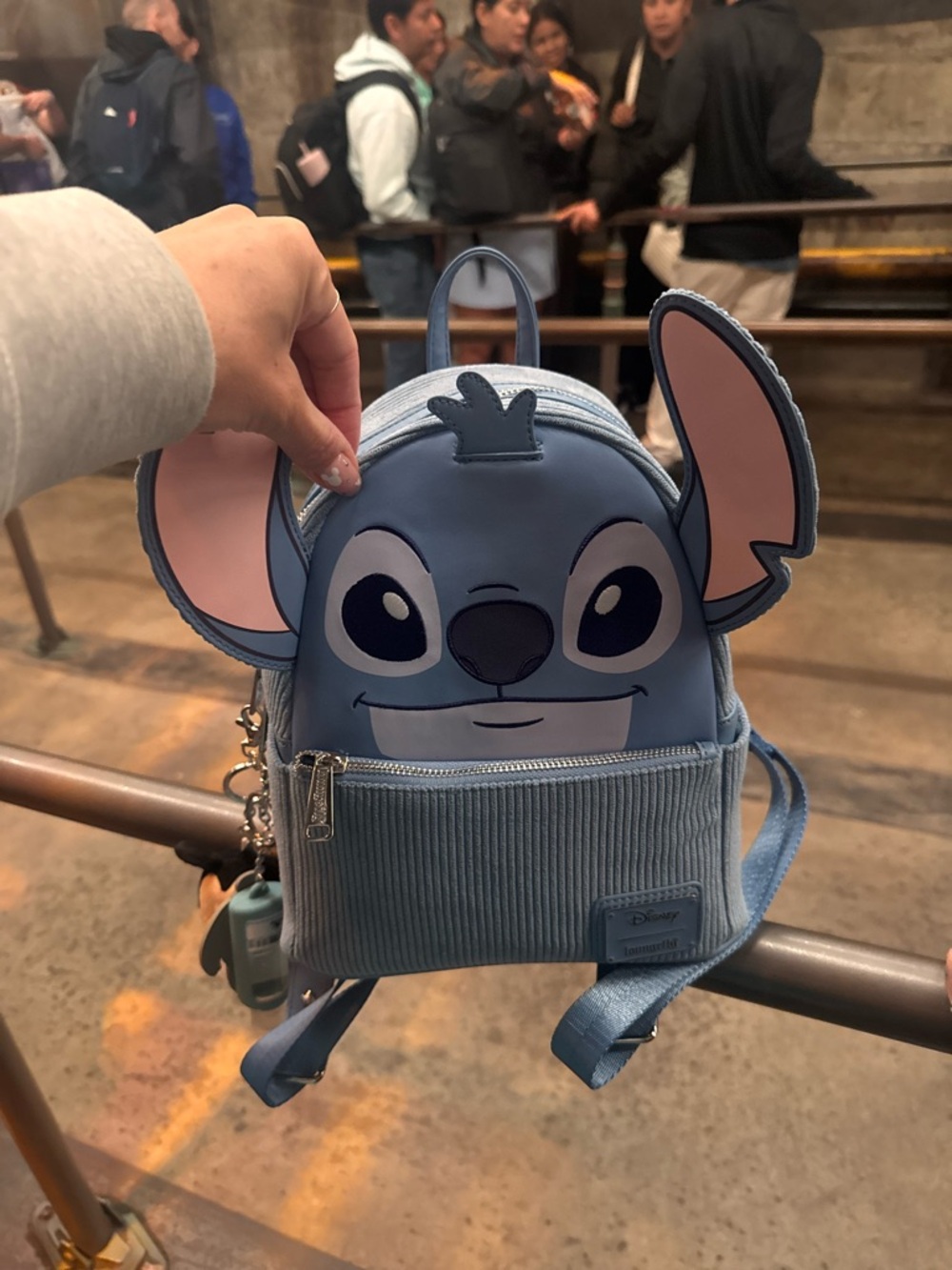 Loungefly Stitch Blue Mini Backpack
